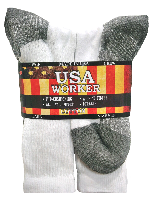 Work and Outdoor Mid-Crew (2 Pairs) ~$6.25 Per Pair