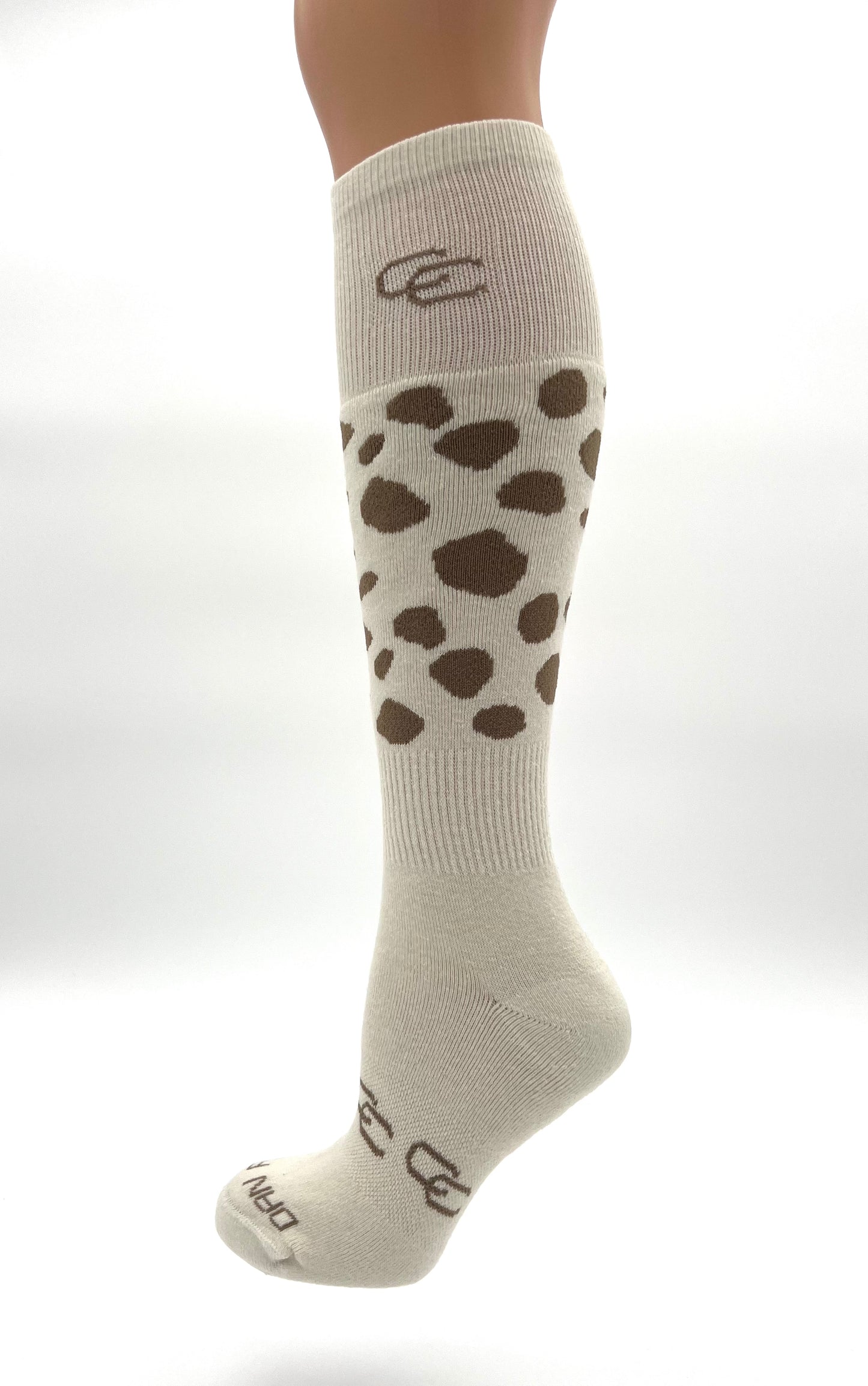 Over The Calf Cow Spot Pattern (1 Pair)