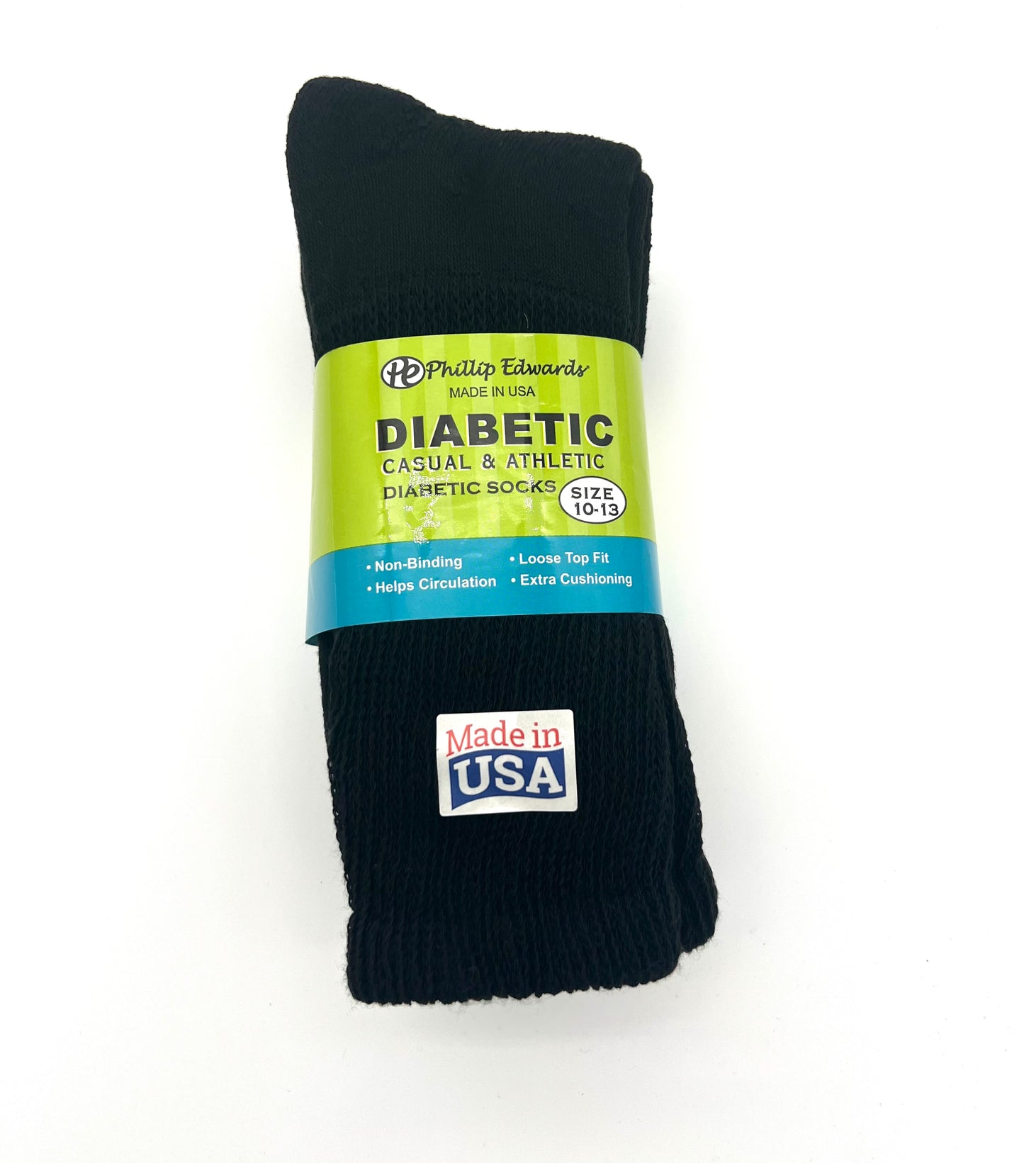 Premium Diabetic Socks By Phillip Edwards (3 Pairs) ~$3.50 Per Pair