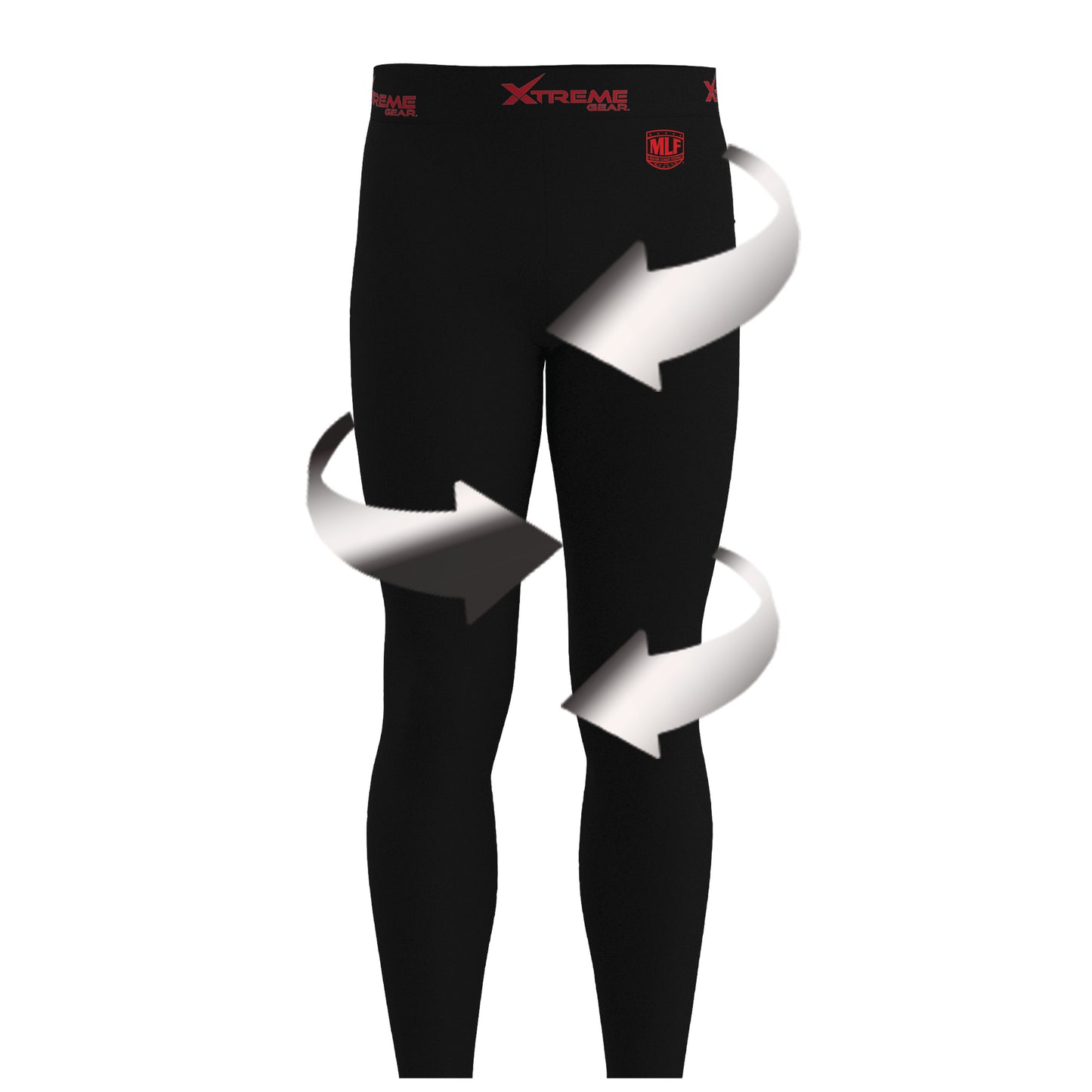 MLF Comfortable Compression Brushed Fleece Base Layer Pants