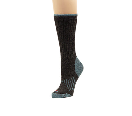 Merino Wool Crew - Charcoal / Colombia Blue - (1 Pair)