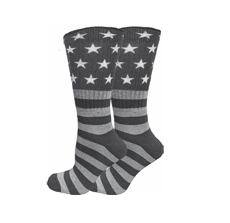 USA Flag Over the Calf SUPER SAVINGS (12 Pairs) ~$3.50 Per Pair