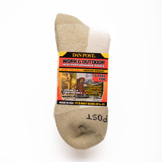 Work & Outdoor Medium Weight Over-the-Calf (1 Pair) $12.99