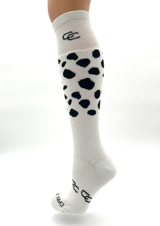 Over The Calf Cow Spot Pattern (1 Pair)